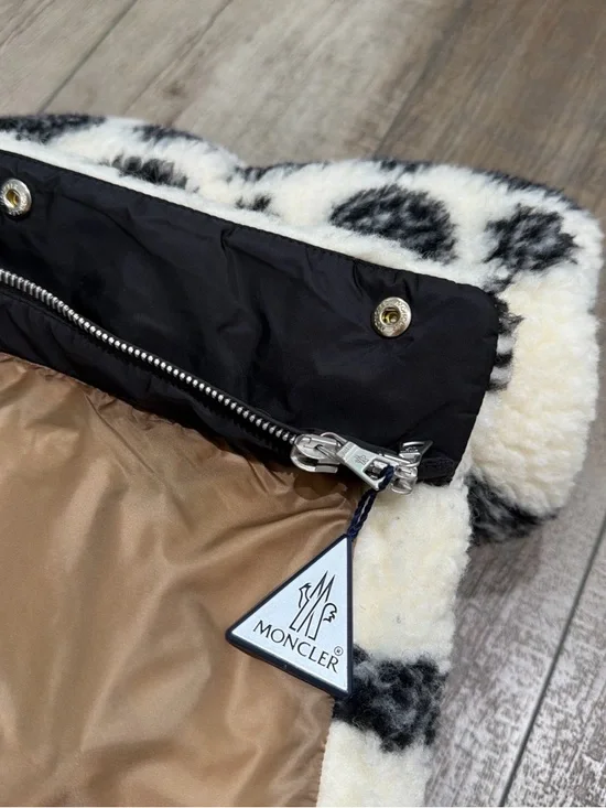 Moncler Palm Angels Baden printed fleece down puffer jacket - Picture 6 of 12